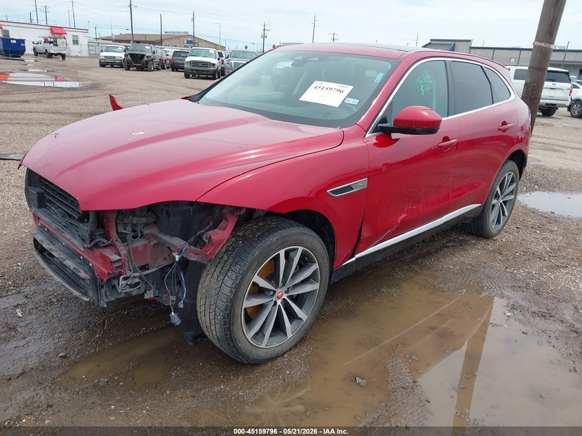 2023 Jaguar F-pace VIN SADCJ2EX5PA706580 IAAI salvage auction — FRONT END, Original (Texas), sold $9,000 on 2026-07-15 (photo 2)