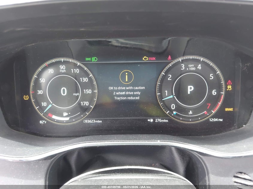 2023 Jaguar F-pace VIN SADCJ2EX5PA706580 IAAI salvage auction — FRONT END, Original (Texas), sold $9,000 on 2026-07-15 (photo 7)