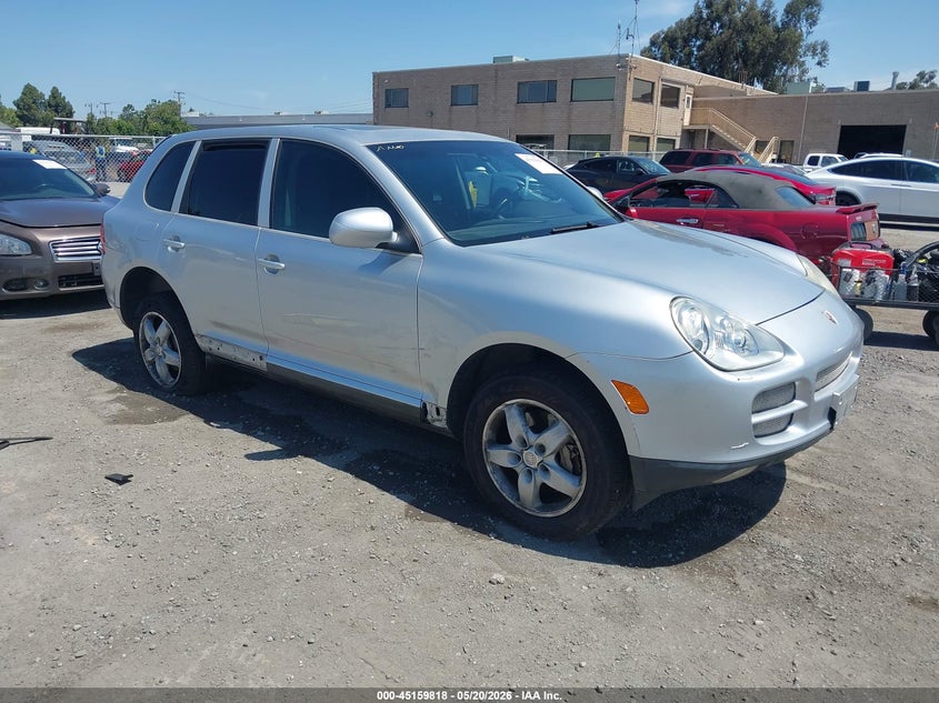 2004 Porsche Cayenne VIN WP1AB29P54LA75340 IAAI salvage auction — LEFT REAR, Salvage (California), sold $350 on 2026-07-13 (photo 1)
