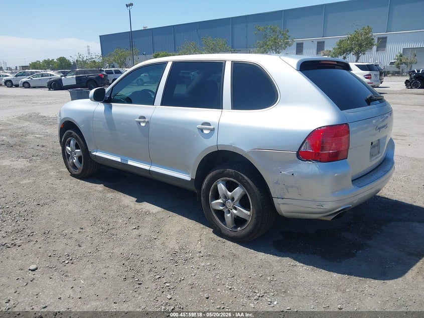 2004 Porsche Cayenne VIN WP1AB29P54LA75340 IAAI salvage auction — LEFT REAR, Salvage (California), sold $350 on 2026-07-13 (photo 3)