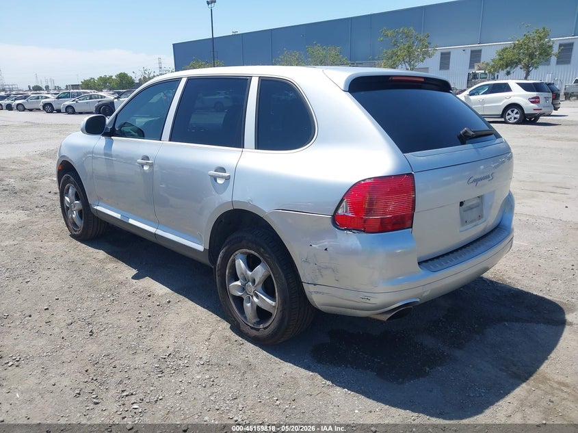 2004 Porsche Cayenne VIN WP1AB29P54LA75340 IAAI salvage auction — LEFT REAR, Salvage (California), sold $350 on 2026-07-13 (photo 6)