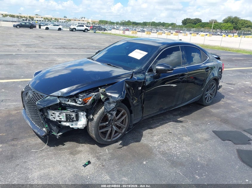 2020 Lexus Is VIN JTHGA1D20L5106208 IAAI salvage auction — LEFT FRONT, Rebuildable (Florida), sold $6,750 on 2026-07-09 (photo 2)
