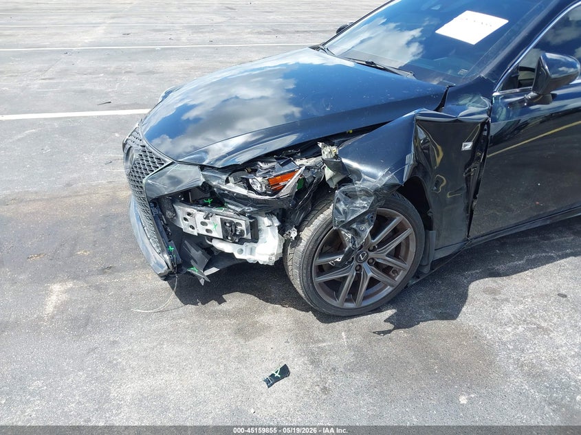 2020 Lexus Is VIN JTHGA1D20L5106208 IAAI salvage auction — LEFT FRONT, Rebuildable (Florida), sold $6,750 on 2026-07-09 (photo 6)