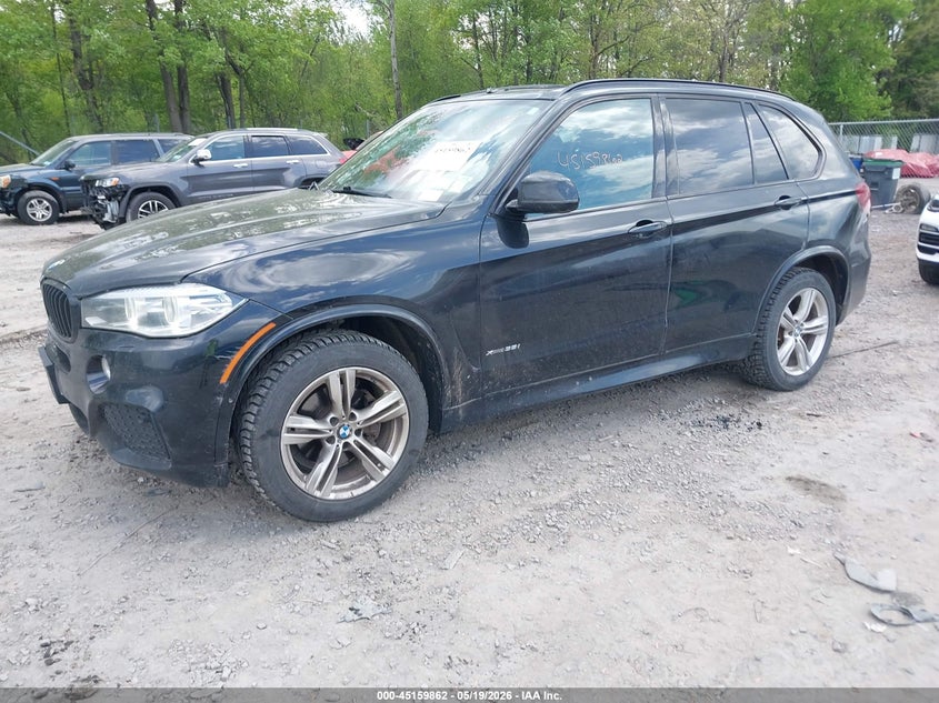 2014 BMW X5 VIN 5UXKR0C51E0K42582 IAAI salvage auction — ROOF, Mv-907A (New York), sold $3,500 on 2026-07-14 (photo 2)