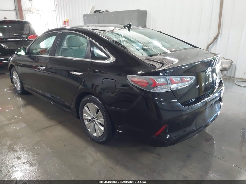 2018 Hyundai Sonata hybrid VIN KMHE24L36JA083745 IAAI salvage auction — HAIL, Sf97 (Kansas), sold $10,900 on 2026-07-09 (photo 3)