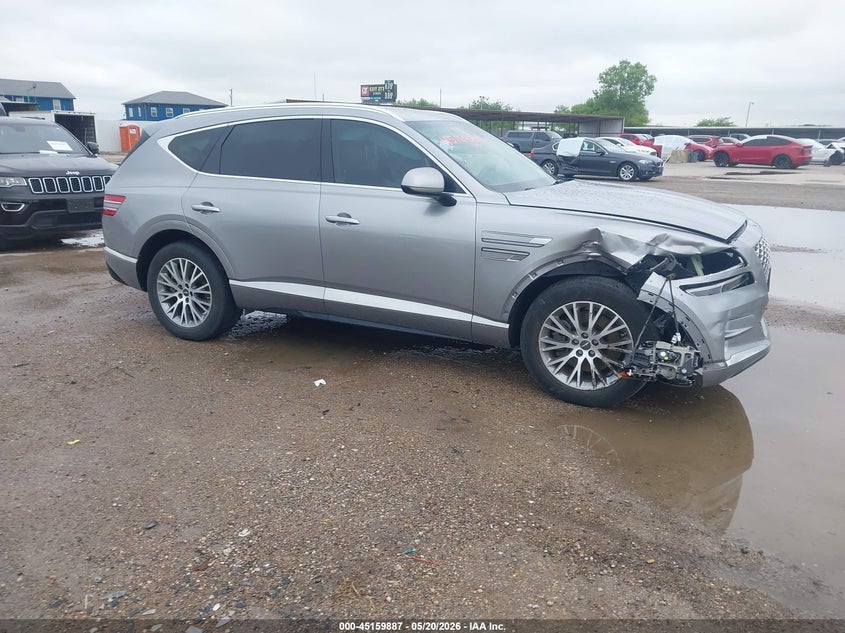 2024 Genesis Gv80 VIN KMUHBDSB1RU194687 IAAI salvage auction — RIGHT FRONT, Salvage (Texas), sold $16,075 on 2026-07-15 (photo 1)