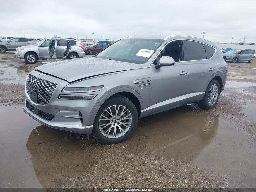 2024 Genesis Gv80 VIN KMUHBDSB1RU194687 IAAI salvage auction — RIGHT FRONT, Salvage (Texas), sold $16,075 on 2026-07-15 (photo 2)