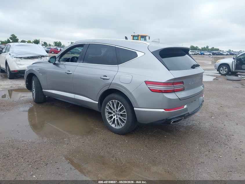 2024 Genesis Gv80 VIN KMUHBDSB1RU194687 IAAI salvage auction — RIGHT FRONT, Salvage (Texas), sold $16,075 on 2026-07-15 (photo 3)