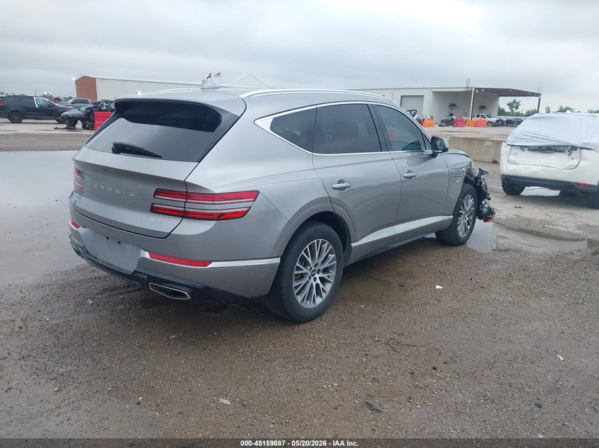 2024 Genesis Gv80 VIN KMUHBDSB1RU194687 IAAI salvage auction — RIGHT FRONT, Salvage (Texas), sold $16,075 on 2026-07-15 (photo 4)