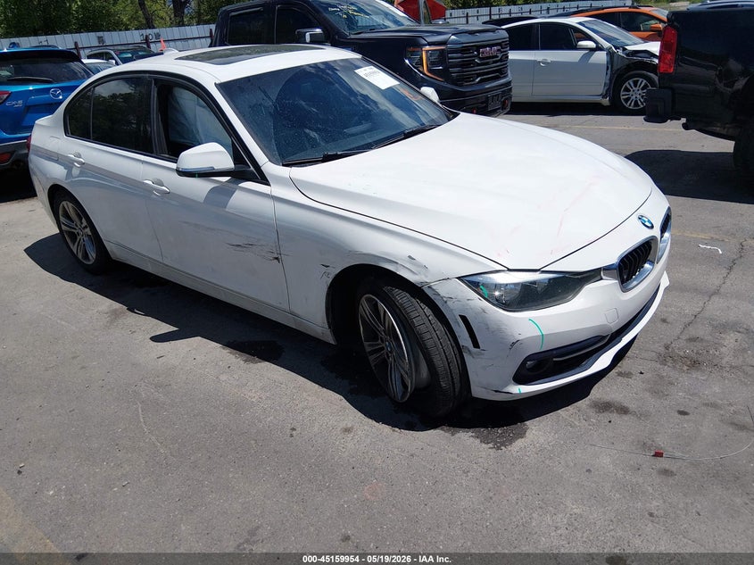 2016 BMW 3er VIN WBA8E3G53GNU04542 IAAI salvage auction — RIGHT SIDE, Salvage (Utah), sold $1,800 on 2026-08-20 (photo 1)