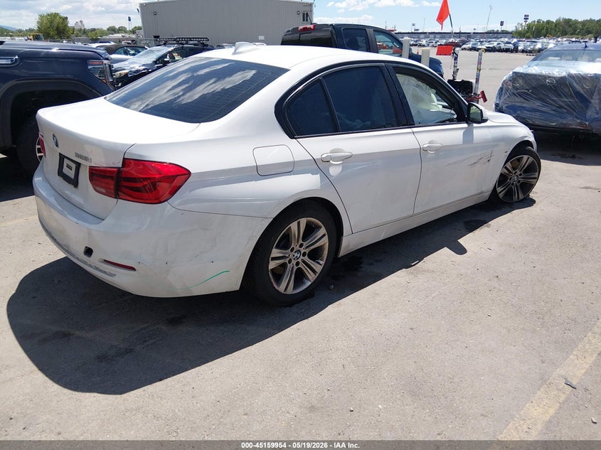 2016 BMW 3er VIN WBA8E3G53GNU04542 IAAI salvage auction — RIGHT SIDE, Salvage (Utah), sold $1,800 on 2026-08-20 (photo 4)