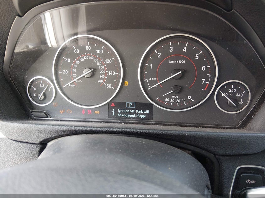 2016 BMW 3er VIN WBA8E3G53GNU04542 IAAI salvage auction — RIGHT SIDE, Salvage (Utah), sold $1,800 on 2026-08-20 (photo 7)