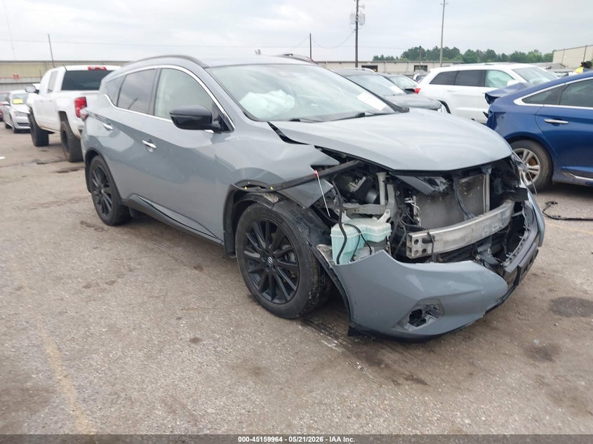 2022 Nissan Murano VIN 5N1AZ2BS6NC126742 IAAI salvage auction — FRONT END, Salvage (Texas), sold $2,200 on 2026-07-09 (photo 1)