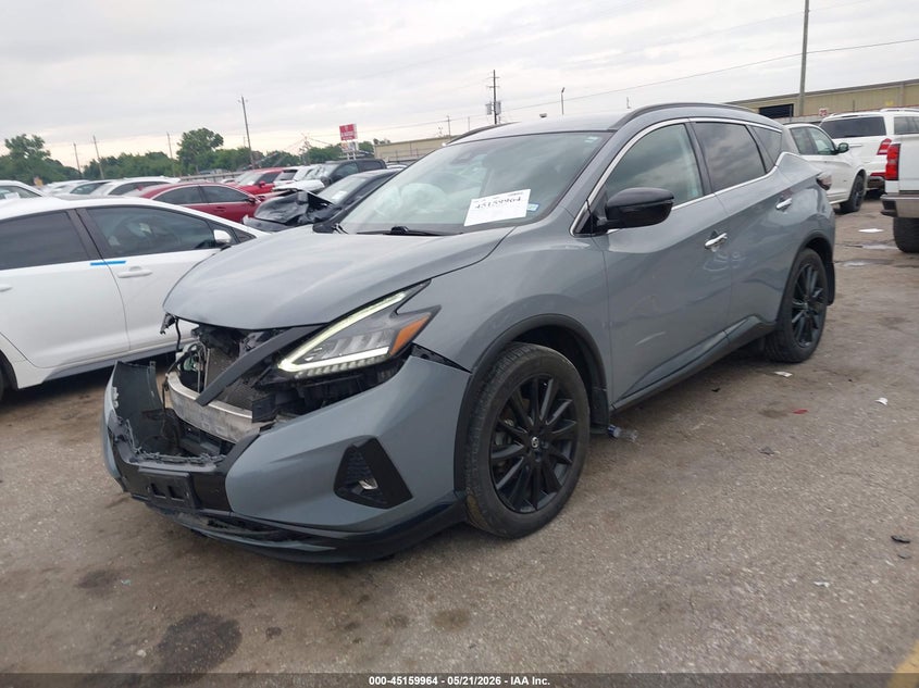 2022 Nissan Murano VIN 5N1AZ2BS6NC126742 IAAI salvage auction — FRONT END, Salvage (Texas), sold $2,200 on 2026-07-09 (photo 2)