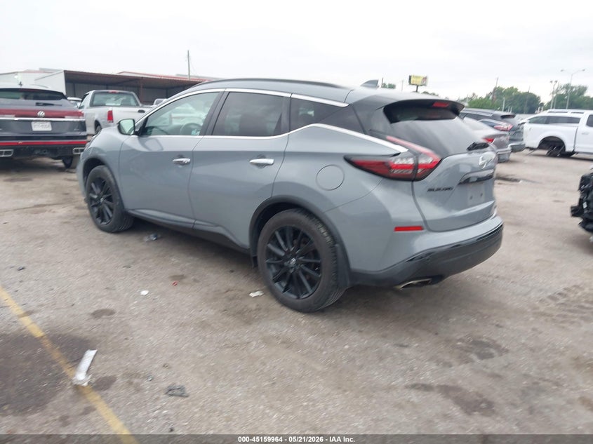 2022 Nissan Murano VIN 5N1AZ2BS6NC126742 IAAI salvage auction — FRONT END, Salvage (Texas), sold $2,200 on 2026-07-09 (photo 3)