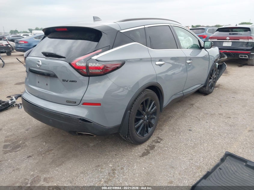 2022 Nissan Murano VIN 5N1AZ2BS6NC126742 IAAI salvage auction — FRONT END, Salvage (Texas), sold $2,200 on 2026-07-09 (photo 4)