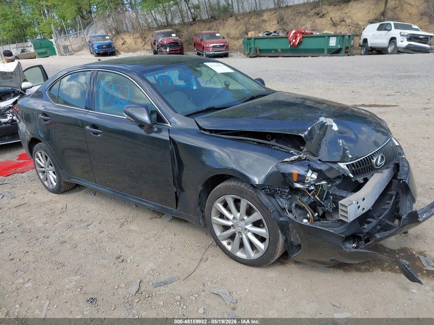 2010 Lexus Is VIN JTHCF5C25A5036968 IAAI salvage auction — FRONT END, Salvage (Pennsylvania), sold $800 on 2026-07-14 (photo 1)