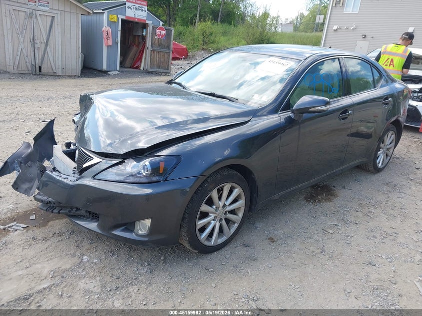 2010 Lexus Is VIN JTHCF5C25A5036968 IAAI salvage auction — FRONT END, Salvage (Pennsylvania), sold $800 on 2026-07-14 (photo 2)