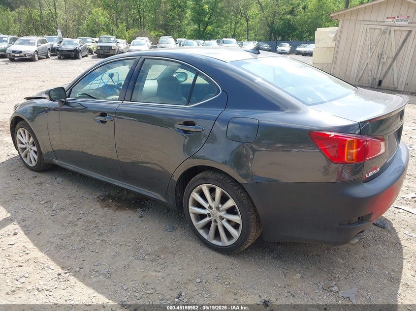 2010 Lexus Is VIN JTHCF5C25A5036968 IAAI salvage auction — FRONT END, Salvage (Pennsylvania), sold $800 on 2026-07-14 (photo 3)