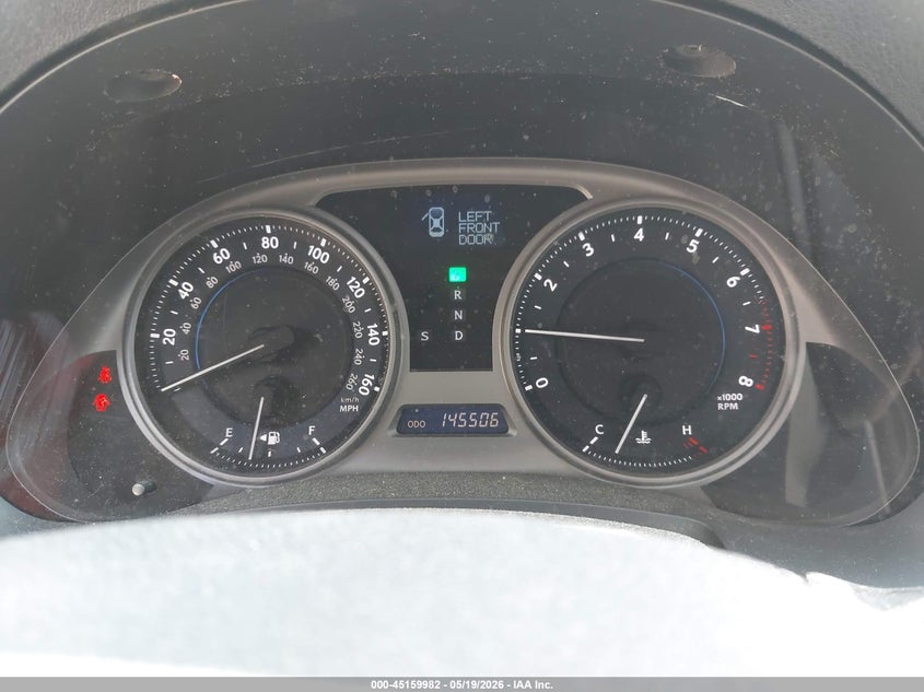 2010 Lexus Is VIN JTHCF5C25A5036968 IAAI salvage auction — FRONT END, Salvage (Pennsylvania), sold $800 on 2026-07-14 (photo 7)