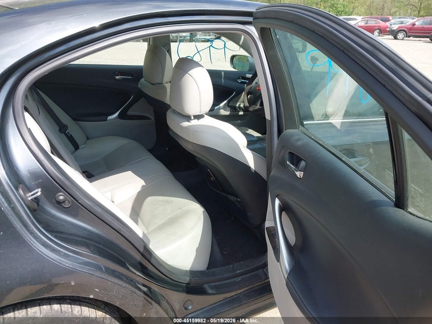 2010 Lexus Is VIN JTHCF5C25A5036968 IAAI salvage auction — FRONT END, Salvage (Pennsylvania), sold $800 on 2026-07-14 (photo 8)