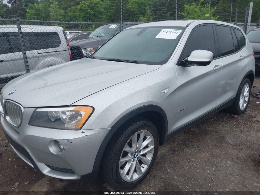 2013 BMW X3 VIN 5UXWX9C59D0A30493 IAAI salvage auction — NORMAL WEAR, Clear - Public Restricted (Oklahoma), sold $1,000 on 2026-07-22 (photo 2)