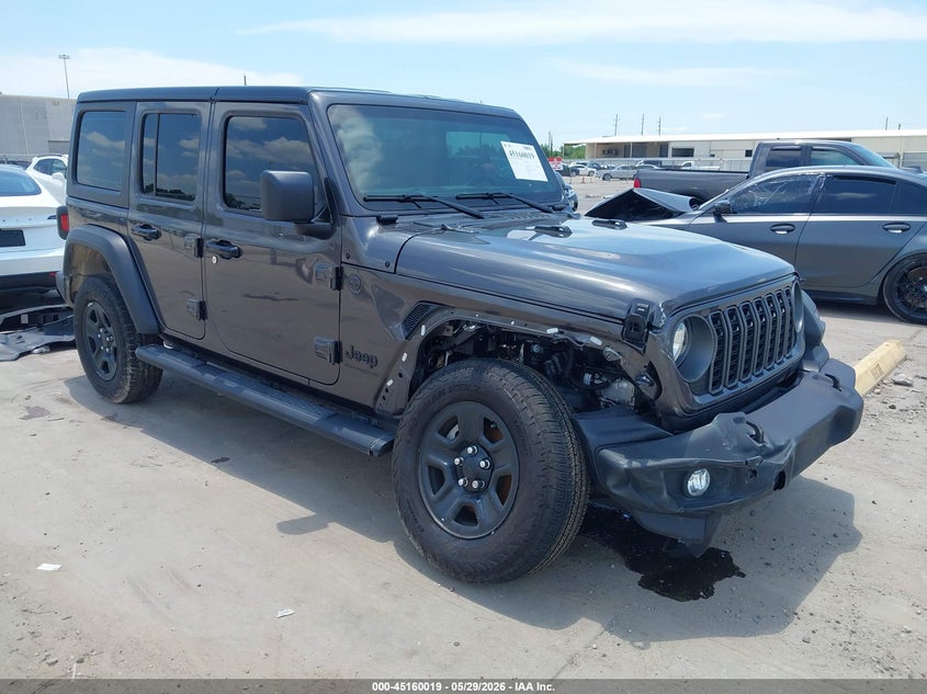 2025 Jeep Wrangler / VIN 1C4PJXDG5SW592555 — IAAI salvage auction photo