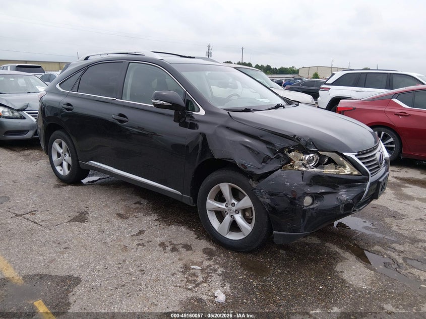 2013 Lexus Rx VIN JTJZK1BA3D2415348 IAAI salvage auction — RIGHT FRONT, Original (Texas), sold $6,600 on 2026-07-22 (photo 1)