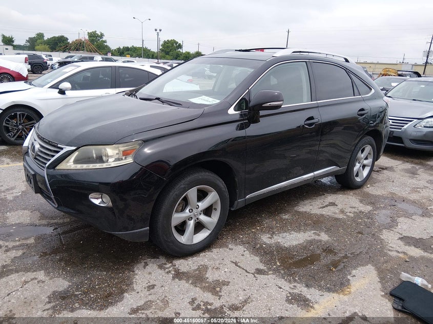 2013 Lexus Rx VIN JTJZK1BA3D2415348 IAAI salvage auction — RIGHT FRONT, Original (Texas), sold $6,600 on 2026-07-22 (photo 2)