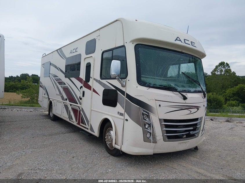 2019 Ford VIN 1F65F5DY1K0A10642 IAAI salvage auction — FRONT END, Salvage Title, sold $11,100 on 2026-08-12 (photo 1)