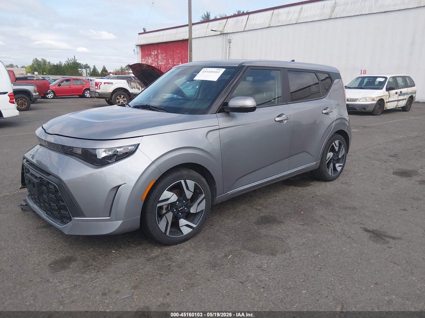 2023 Kia Soul VIN KNDJ53AU7P7845017 IAAI salvage auction — RIGHT FRONT, Salvage (Texas), sold $25 on 2026-07-30 (photo 2)