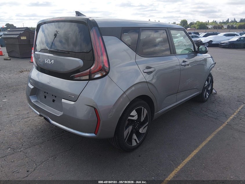 2023 Kia Soul VIN KNDJ53AU7P7845017 IAAI salvage auction — RIGHT FRONT, Salvage (Texas), sold $25 on 2026-07-30 (photo 4)
