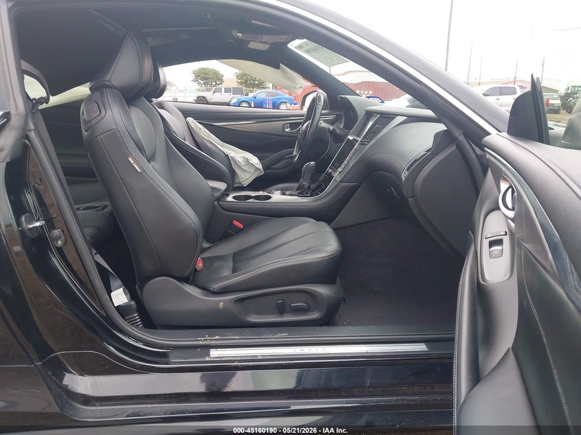 2018 Infiniti Q60 VIN JN1CV7EK3JM200580 IAAI salvage auction — LEFT SIDE, Original (Texas), sold $7,500 on 2026-07-15 (photo 5)