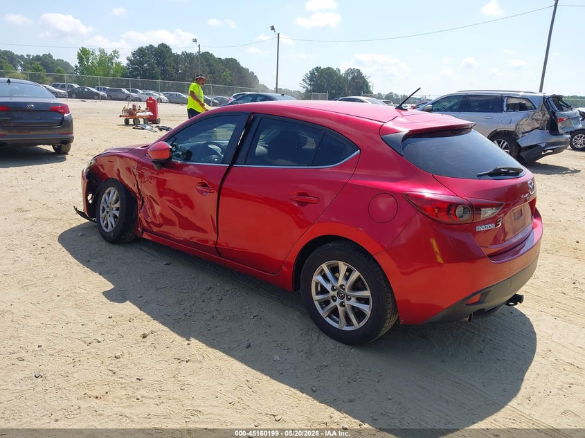 2014 Mazda 3 VIN JM1BM1L70E1205783 IAAI salvage auction — SIDE, Salvage (Georgia), sold $1,000 on 2026-07-11 (photo 3)