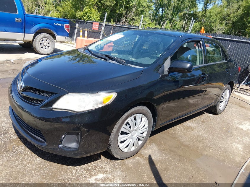 2012 Toyota Corolla VIN 5YFBU4EE8CP057355 IAAI salvage auction — HAIL, Salvage (Kansas), sold $275 on 2026-07-29 (photo 2)