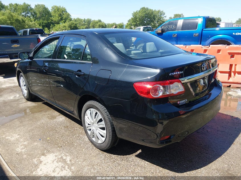 2012 Toyota Corolla VIN 5YFBU4EE8CP057355 IAAI salvage auction — HAIL, Salvage (Kansas), sold $275 on 2026-07-29 (photo 3)