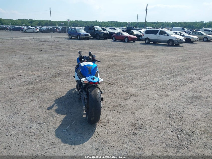 2011 Suzuki Gsx-r1000 VIN JS1GT78A8B2100814 IAAI salvage auction — LEFT REAR, Salvage - Greater Than 75% (Maryland), sold $1,050 on 2026-07-29 (photo 6)