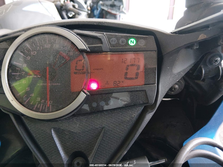 2011 Suzuki Gsx-r1000 VIN JS1GT78A8B2100814 IAAI salvage auction — LEFT REAR, Salvage - Greater Than 75% (Maryland), sold $1,050 on 2026-07-29 (photo 7)