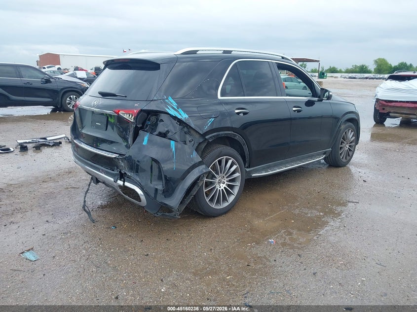 2020 Mercedes-benz Gle VIN 4JGFB4JB3LA295343 IAAI salvage auction — REAR END, Salvage Title, sold $17,100 on 2026-07-30 (photo 4)