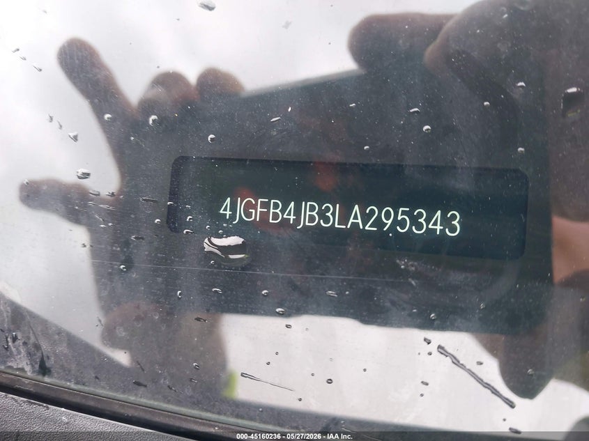 2020 Mercedes-benz Gle VIN 4JGFB4JB3LA295343 IAAI salvage auction — REAR END, Salvage Title, sold $17,100 on 2026-07-30 (photo 9)