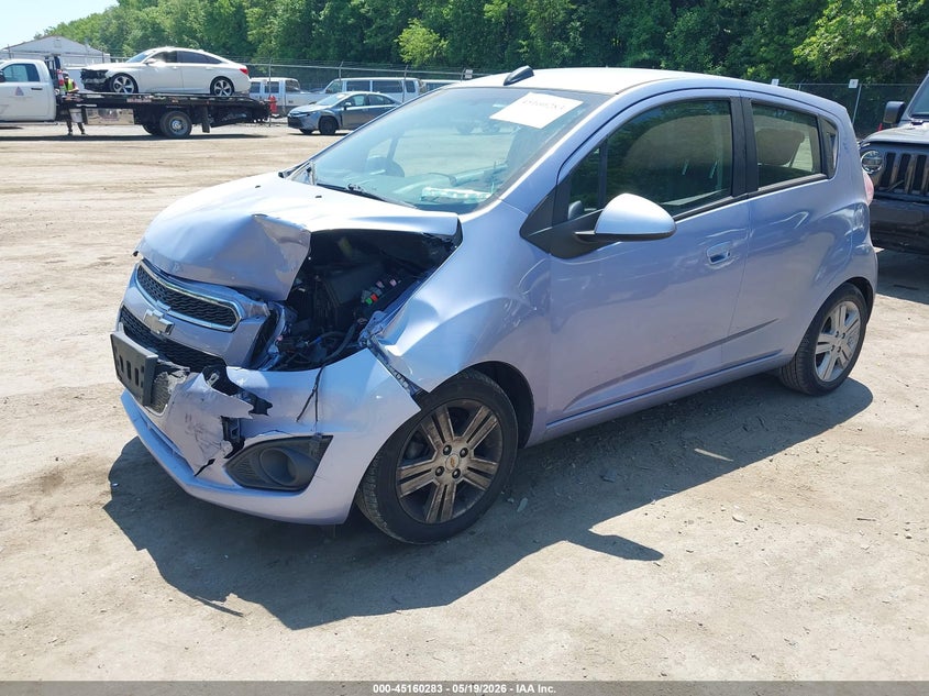 2015 Chevrolet Spark VIN KL8CB6S98FC751028 IAAI salvage auction — FRONT END, Salvage - Greater Than 75% (Maryland), sold $750 on 2026-07-14 (photo 2)
