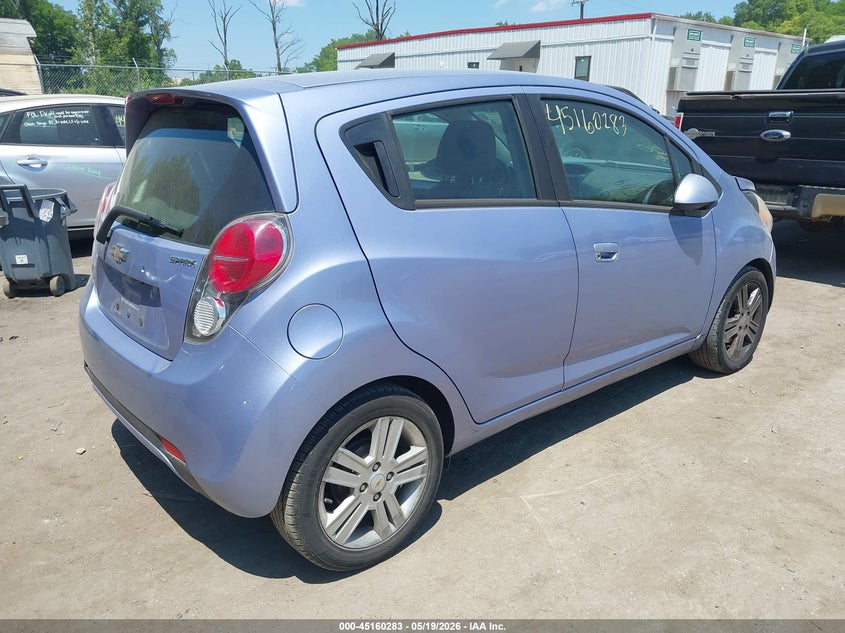2015 Chevrolet Spark VIN KL8CB6S98FC751028 IAAI salvage auction — FRONT END, Salvage - Greater Than 75% (Maryland), sold $750 on 2026-07-14 (photo 4)