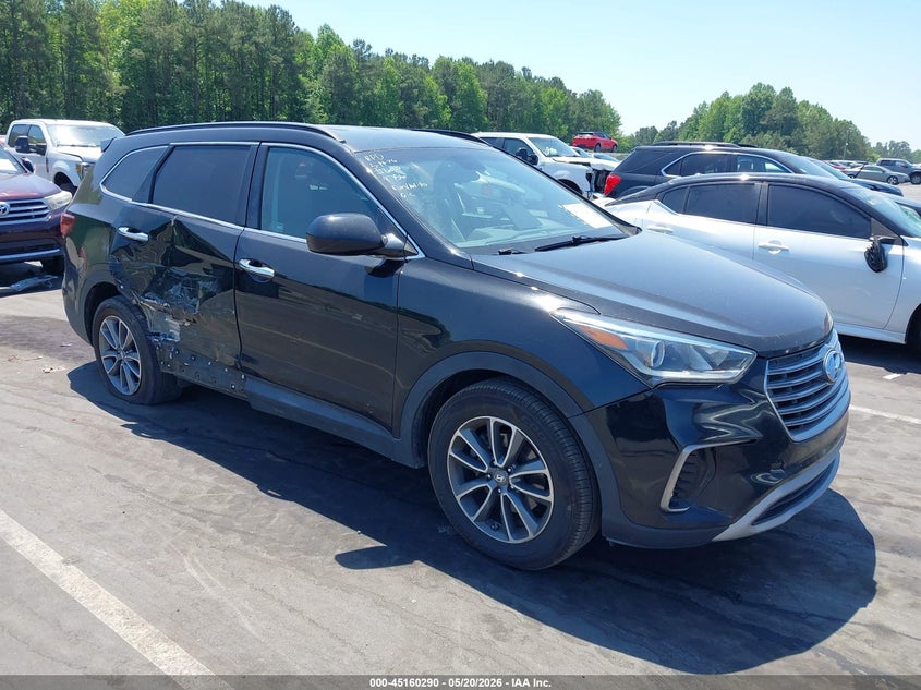 2017 Hyundai Santa fe VIN KM8SM4HF2HU169756 IAAI salvage auction — RIGHT SIDE, Salvage (North Carolina), sold $1,600 on 2026-07-22 (photo 1)