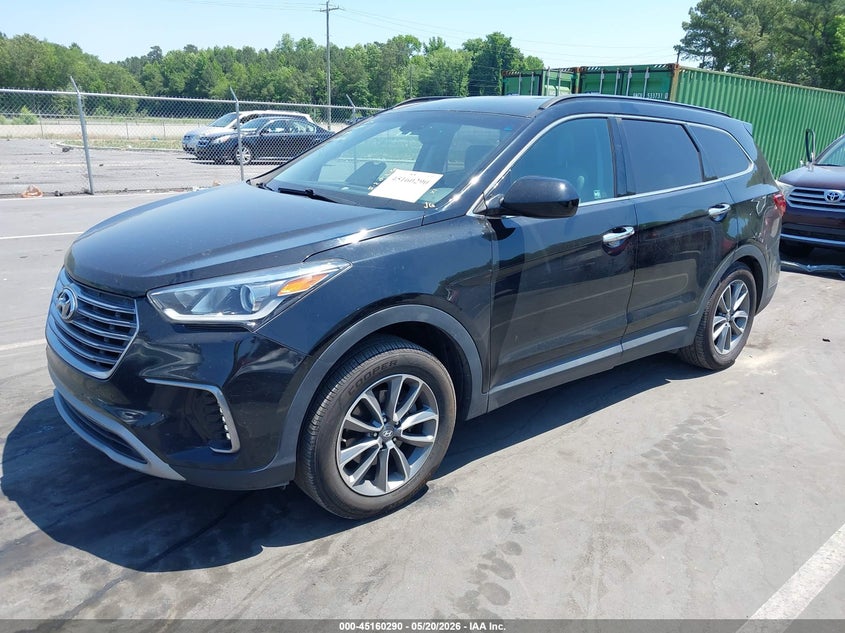 2017 Hyundai Santa fe VIN KM8SM4HF2HU169756 IAAI salvage auction — RIGHT SIDE, Salvage (North Carolina), sold $1,600 on 2026-07-22 (photo 2)
