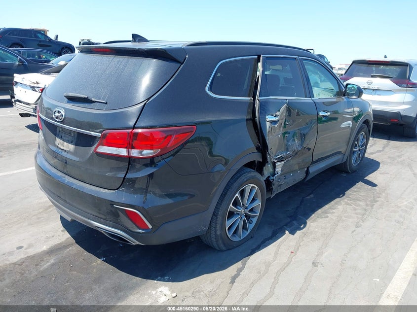 2017 Hyundai Santa fe VIN KM8SM4HF2HU169756 IAAI salvage auction — RIGHT SIDE, Salvage (North Carolina), sold $1,600 on 2026-07-22 (photo 4)