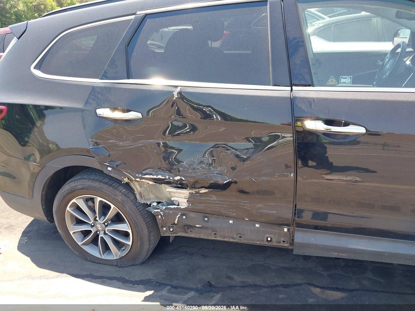 2017 Hyundai Santa fe VIN KM8SM4HF2HU169756 IAAI salvage auction — RIGHT SIDE, Salvage (North Carolina), sold $1,600 on 2026-07-22 (photo 6)