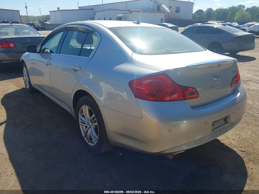 2013 Infiniti G VIN JN1CV6AR6DM765679 IAAI salvage auction — FRONT END, Salvage - 75% Or Less (Maryland), sold $1,200 on 2026-07-08 (photo 3)