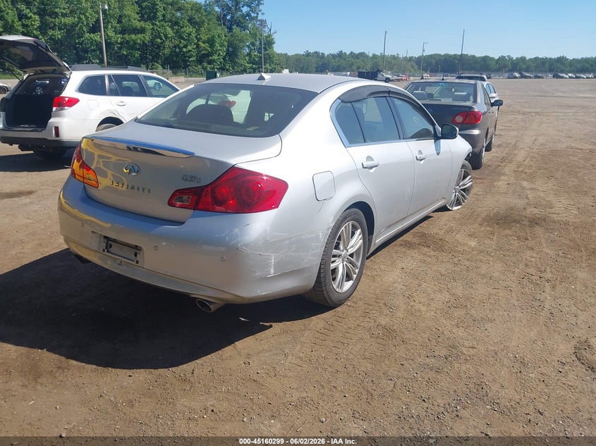 2013 Infiniti G VIN JN1CV6AR6DM765679 IAAI salvage auction — FRONT END, Salvage - 75% Or Less (Maryland), sold $1,200 on 2026-07-08 (photo 4)