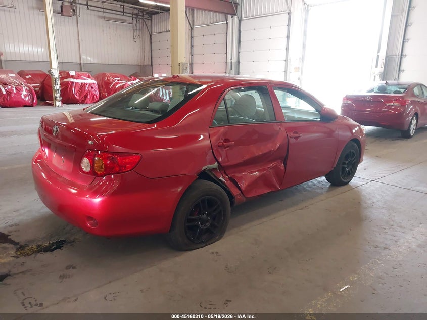 2010 Toyota Corolla VIN 2T1BU4EE4AC355754 IAAI salvage auction — RIGHT SIDE, Salvage (Oregon), sold $1,600 on 2026-07-09 (photo 4)