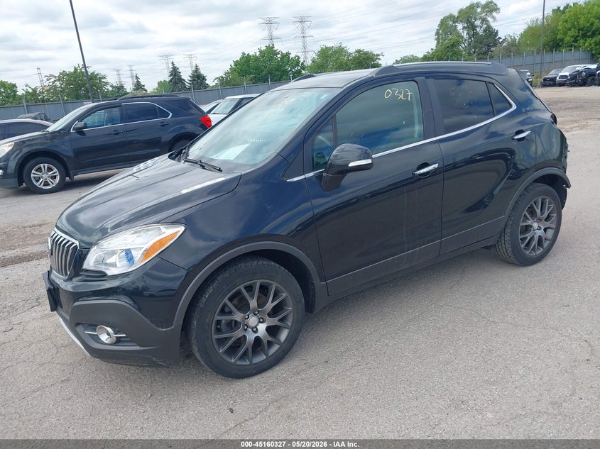 2015 Buick Encore VIN KL4CJBSB4FB267511 IAAI salvage auction — REAR END, Salvage (Illinois), sold $1,650 on 2026-07-20 (photo 2)